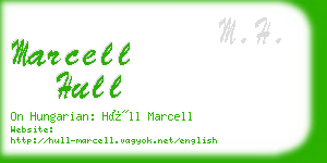 marcell hull business card